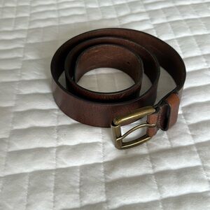 Frye Brown Leather Belt 32